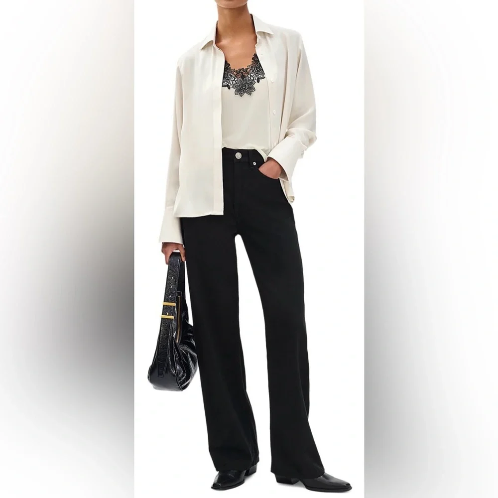Rag & Bone Ivory Venus Blouse in Ivory - Picture 2 of 9